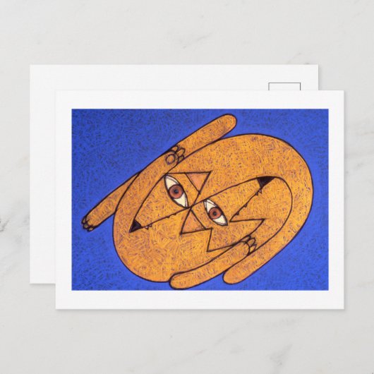 DogEatDog Briefkaart uit Denis Gaston Art (Voorkant / Achterkant)