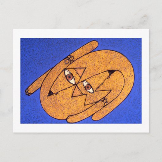 DogEatDog Briefkaart uit Denis Gaston Art (Voorkant)