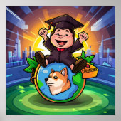 Dogecoin-Afstuderen Poster (Voorkant)