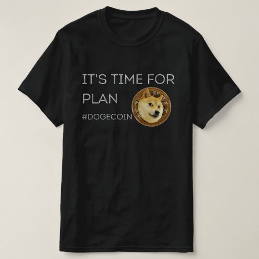 DogeCoin Cryptocurrency T-shirt (Design voorkant)