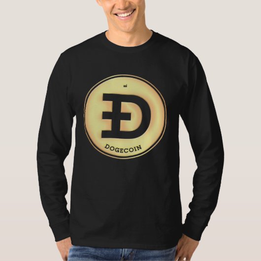 Dogecoin   cute crypto t-shirt (Voorkant)