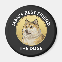 Dogecoin Dog gepersonaliseerd Magneet