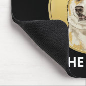 Dogecoin Dog gepersonaliseerd Muismat (Hoek)
