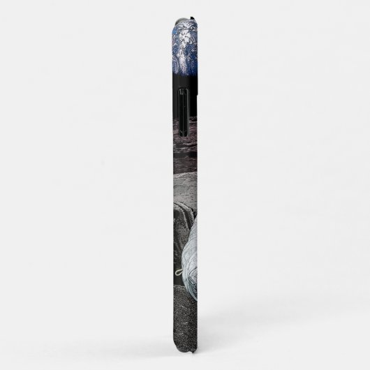 Dogecoin doge munt naar de maan astronaut Case-Mate iPhone case (Achterkant/rechts)