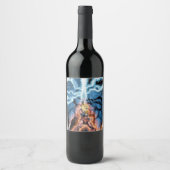 DogeCoin He-Man Masters of the Universe Wine Wijn Etiket (Voorkant)