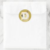Dogecoin Logo Sticker (Tas)