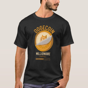 Dogecoin Miljonair Laadt Crypto Cryptovaluta T-shirt