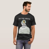 Dogecoin naar de maan T-Shirt (Voorkant volledig)