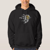 Dogecoin naar het Moon Shirt, Hodl Doge Coin Crypt Hoodie (Voorkant)