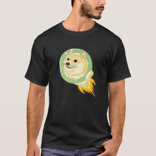 Dogecoin Shert To The Moon Coin Doge Mannen Vrouwe T-shirt