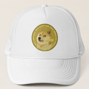 Dogecoin Wow Doge Coin Zeer veel Crypto-valuta Trucker Pet