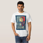 Dogehoek Astronaut Doge To The Moon Crypto Funny T-shirt (Voorkant volledig)