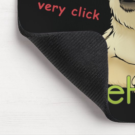 Dogehouse Doge Meme Mousepad Muismat (Hoek)