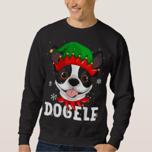 Dogelf Boston Terrier Hond Grappige Lelijke Kerstm Trui