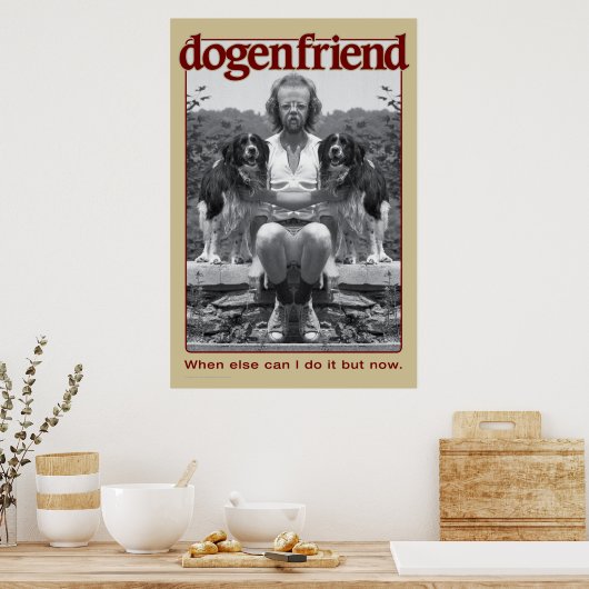 dogenvriendin poster (Keuken)