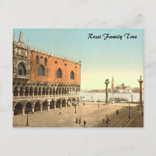 Doge's Palace en de Piazzetta, Venetië, Italië Briefkaart