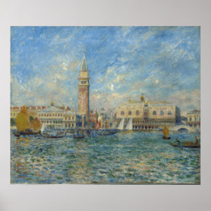 Doge's Palace, Venetië - Pierre-Auguste Renoir  Poster