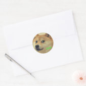 Dogesticker Ronde Sticker (Envelop)