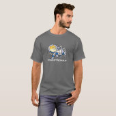 Dogestronaut Dopostas in Cryptocurrency T-shirt (Voorkant volledig)
