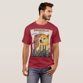 Dogezilla Funny DOGE MEME Shiba Inu Dog Shirt (Voorkant volledig)