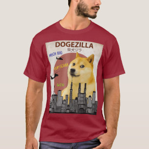 Dogezilla Funny DOGE MEME Shiba Inu Dog Shirt