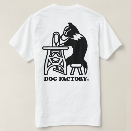 DOGFACTORYロゴTシャツ(バックプリント) T-SHIRT (Design achterkant)
