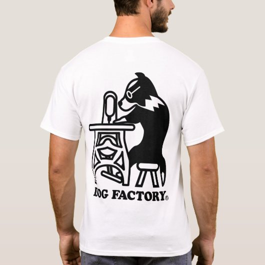 DOGFACTORYロゴTシャツ（バックプリント） T-SHIRT (Achterkant)