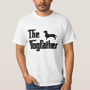 Dogfather dachshund Funny Dog Owner T-shirt