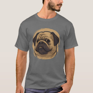 Dogfather Dog Daddy Dog Mom Hondenliefhebber Pug D T-shirt