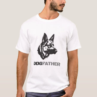 Dogfather – Funny Dog Dad T-Shirt for Pet Lovers