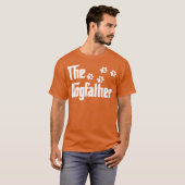 Dogfather Funny Father is een dag T-shirt (Voorkant volledig)