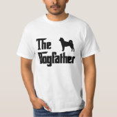 Dogfather Shiba Inu Funny Dog Owner T-shirt (Voorkant)