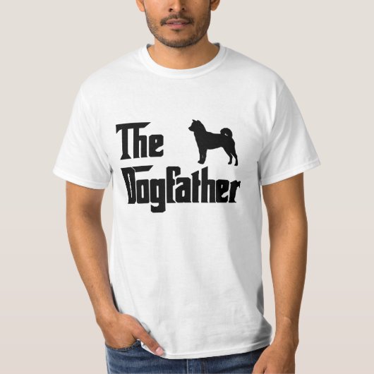 Dogfather Shiba Inu Funny Dog Owner T-shirt (Voorkant)