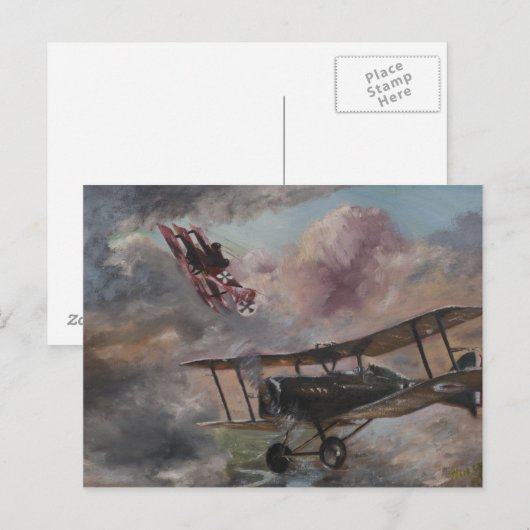 Dogfight 1917 briefkaart (Voorkant / Achterkant)