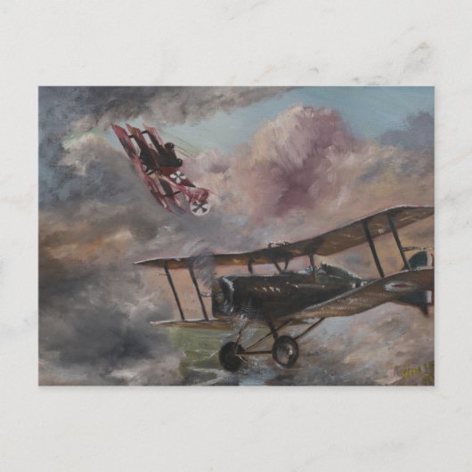 Dogfight 1917 briefkaart (Voorkant)