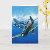 Dogfight Groeten Kaart (Gele Bloem)