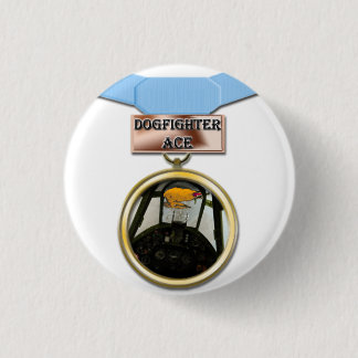 Dogfighter Ace-medaille Ronde Button 3,2 Cm
