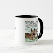 Dogg™ Boy & Dog van vandaag Mok (Voorkant rechts)