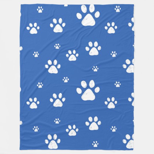 Dogg Pawz 60x80 fleece deken (Voorkant)