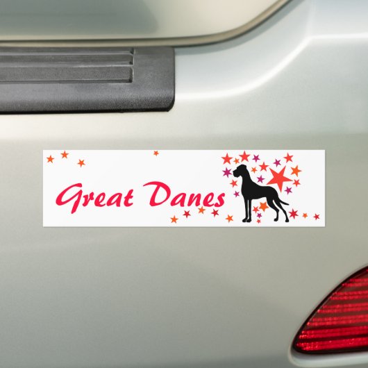 Dogge Autoaufkleber mit Text Bumpersticker (Op auto)