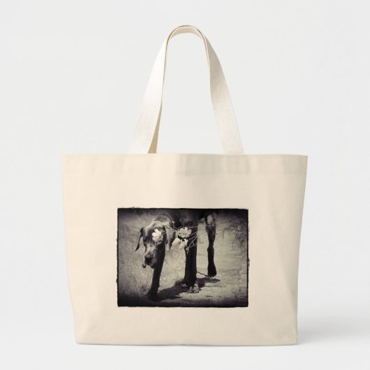 Dogge Balu Grote Tote Bag (Voorkant)