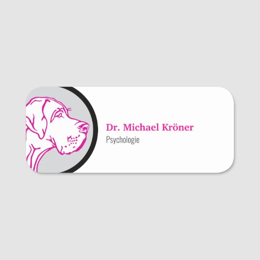 Dogge  naamplaatje (Voorkant)