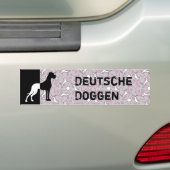 Doggen Autoaufkleber Bumpersticker (Op auto)