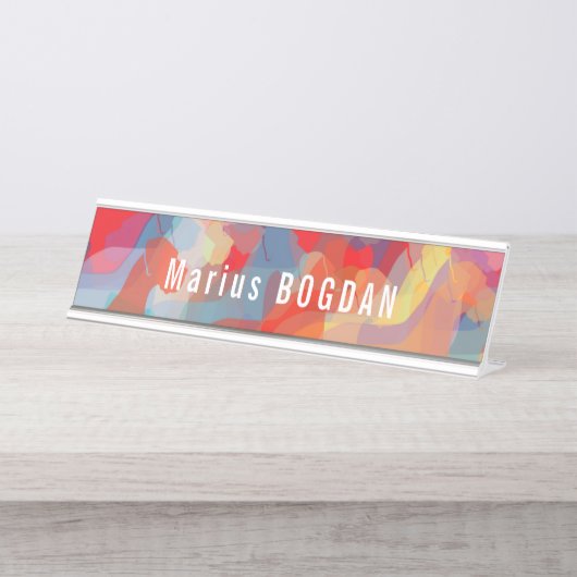 Doggen Bureau Naambordje (Voorkant)