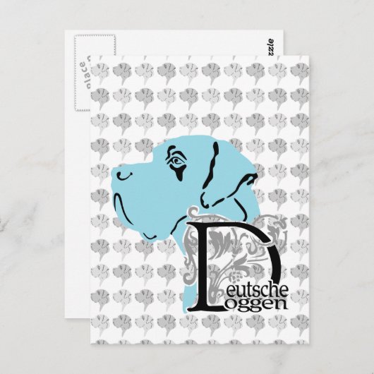 Doggen Bürobedarf Briefkaart (Voorkant / Achterkant)