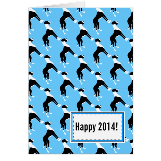 Doggen Grußkarte (Voorkant)