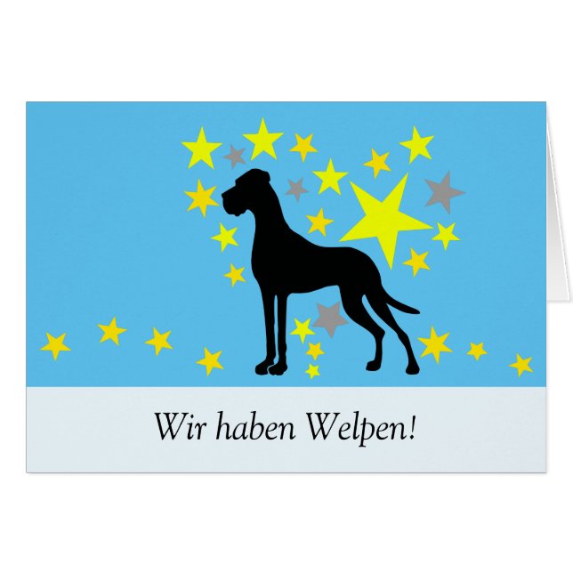 Doggen Karte (Voorkant Horizontaal)