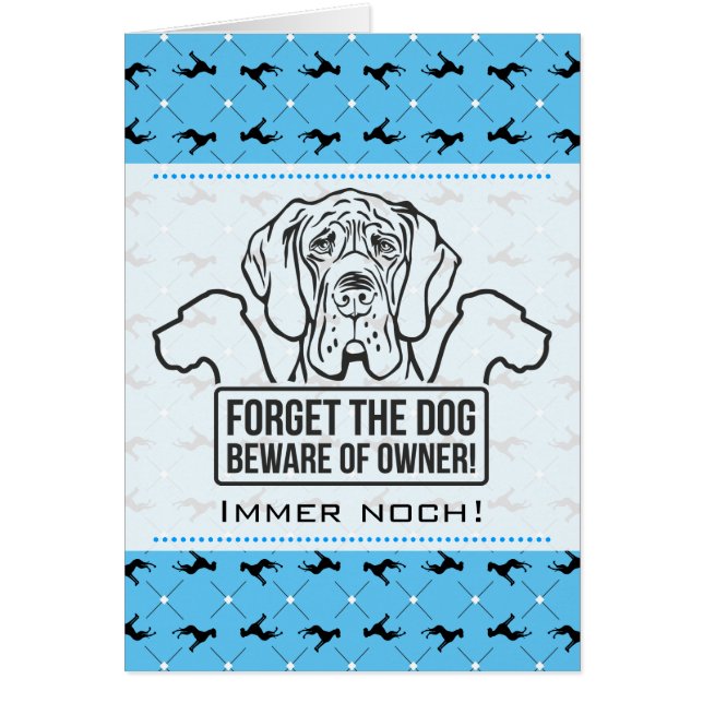 Doggen Karte beschriftet (Voorkant)