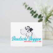 Doggen, sinds 1888 briefkaart (Staand voorkant)