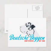 Doggen, sinds 1888 briefkaart (Voorkant / Achterkant)